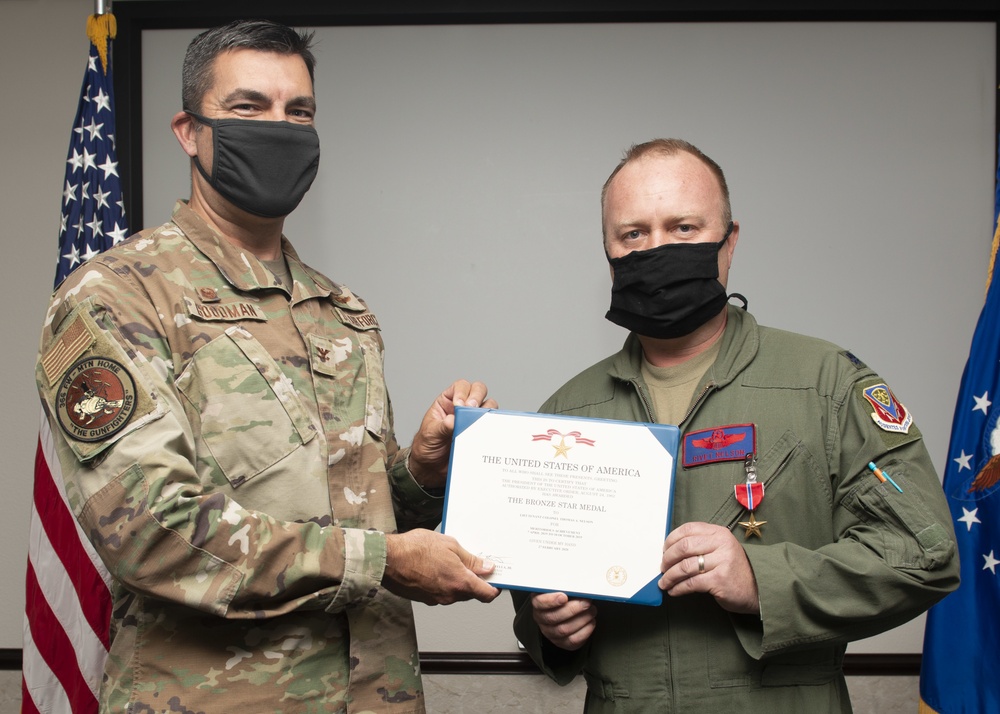 366th FW chief of safety wins Bronze Star