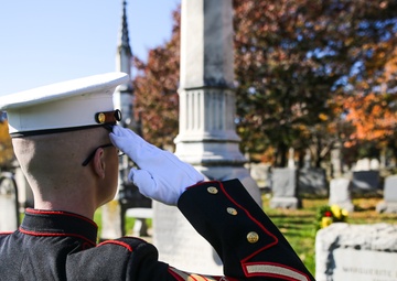 Barracks Marines conduct Wreath Laying Ceremony