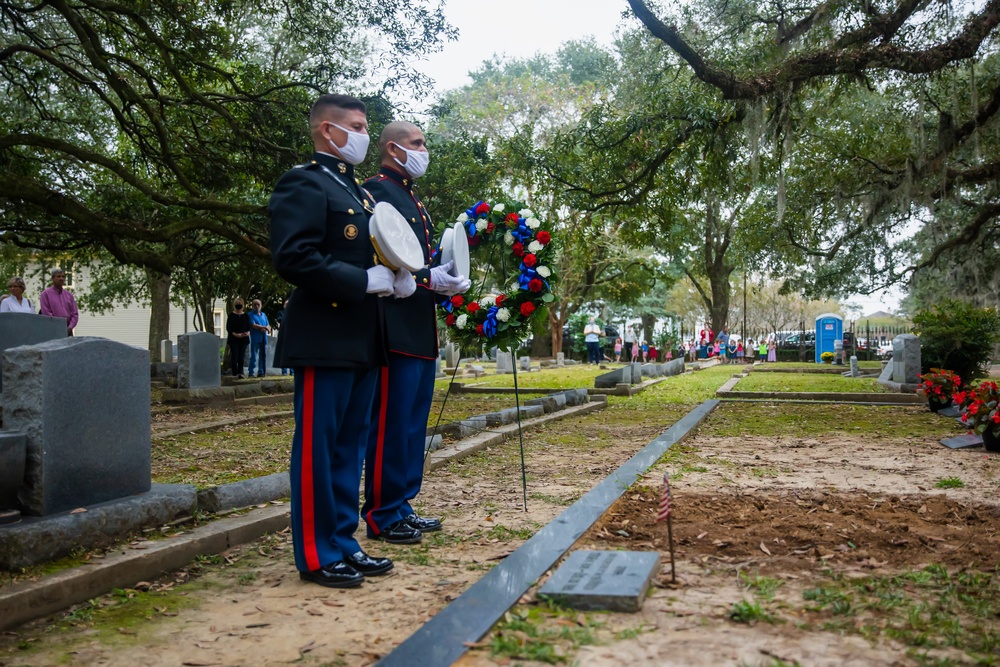 Wreath Laying Ceremony for 27th Commandant 2020