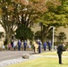 Veterans Day Retreat ceremony