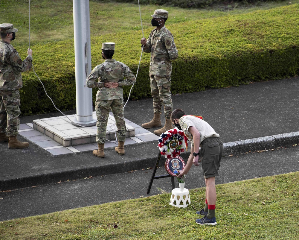 Veterans Day Retreat ceremony