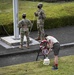 Veterans Day Retreat ceremony