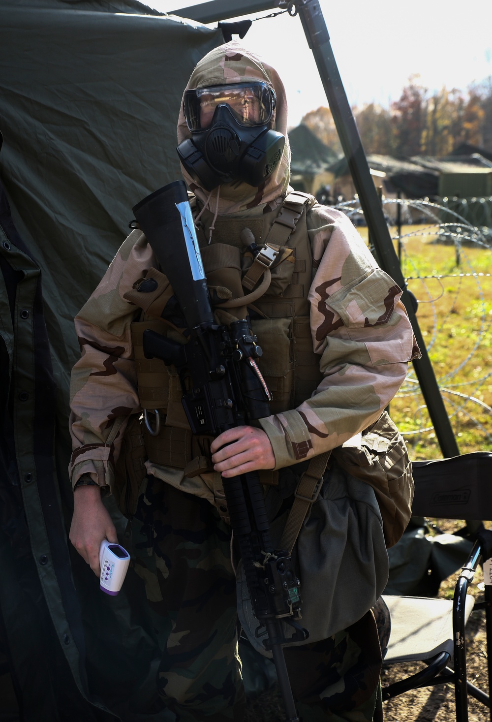 II MEF Celebrates the Marine Corps Birthday in MOPP Gear