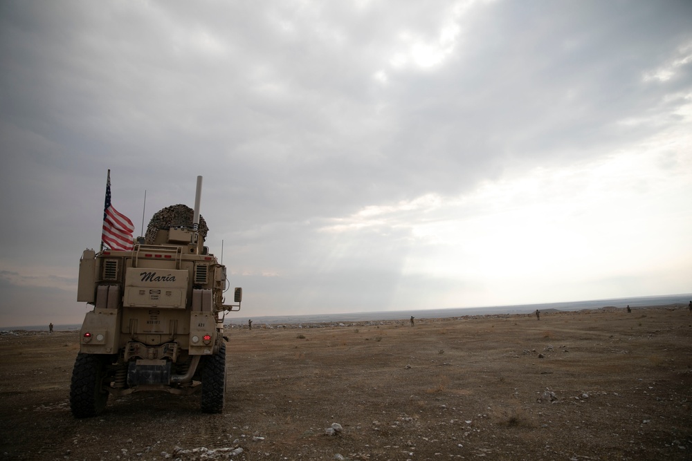 U.S. Army and SDF Conduct Joint Patrol in Northeast Syria