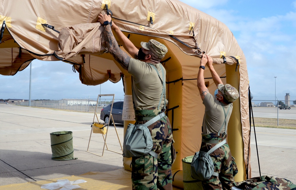 Two squadrons train for readiness