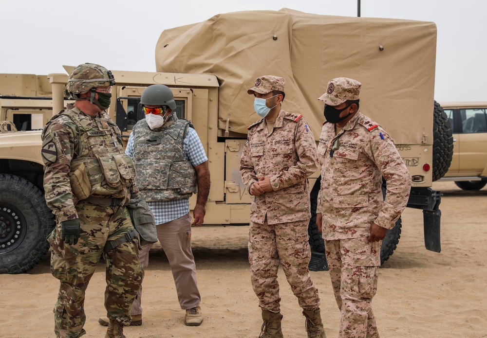 2ABCT KLE with Kuwait Army leaders