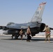 AUAB Airmen conduct hot-pit refueling on F-16 Fighting Falcons