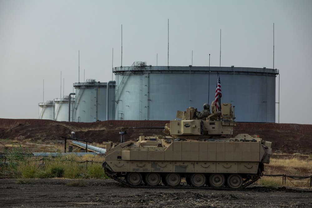 M2 Bradley Infantry Fighting Vehicles in Northeast Syria