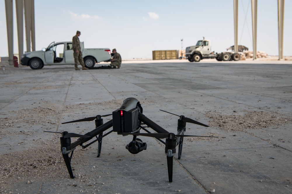 Commercial drones enhance defensive capabilities at Al Udeid AB