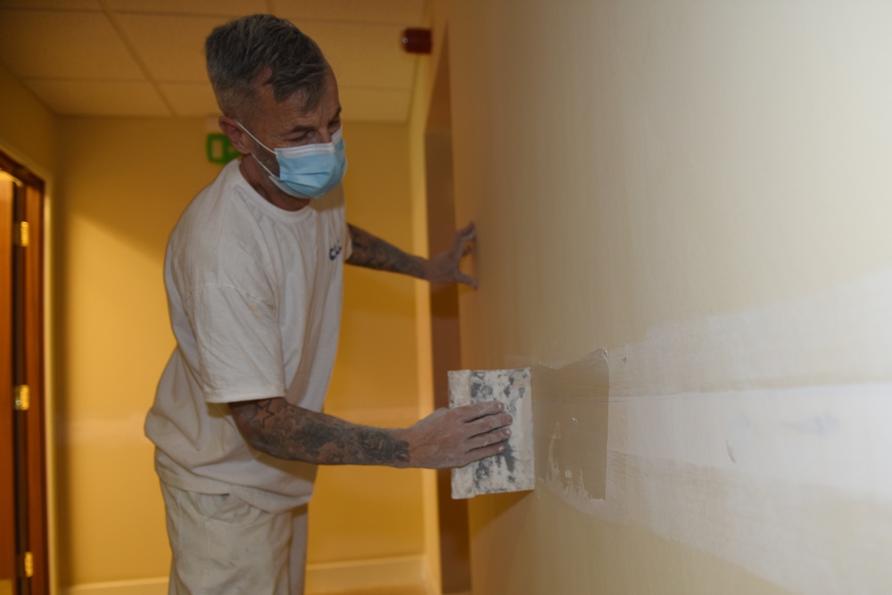 48th Fighter Wing renovates Temporary Lodging Facility