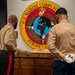 MARFOREURAF Marine Corps birthday cake cutting ceremony