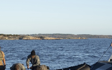 U.S. and Swedish special operations forces conduct a major joint exercise with air, land and sea assets