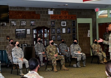 Command Chief Master Sgt Denny Richardson Visit