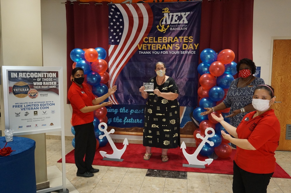 NEX Bahrain Honors Veterans on Veterans Day with Coin Giveaway