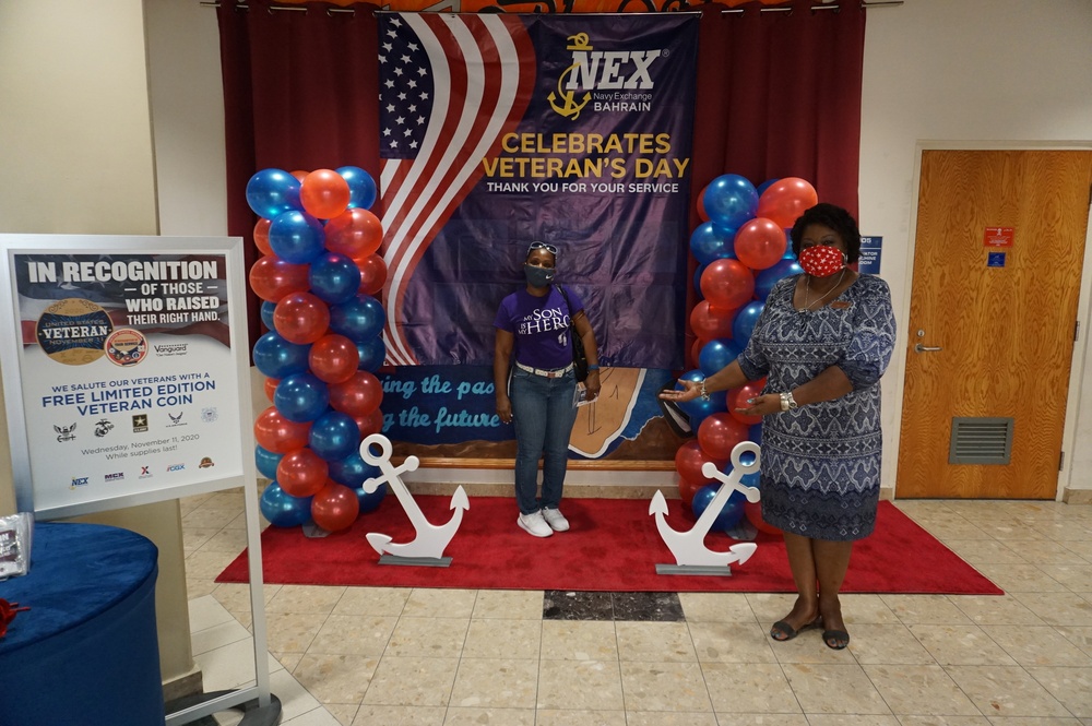 NEX Bahrain Honors Veterans on Veterans Day with Coin Giveaway