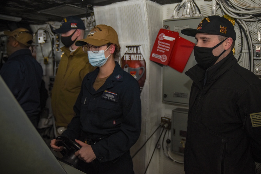 USS Ronald Reagan’s Pilot House