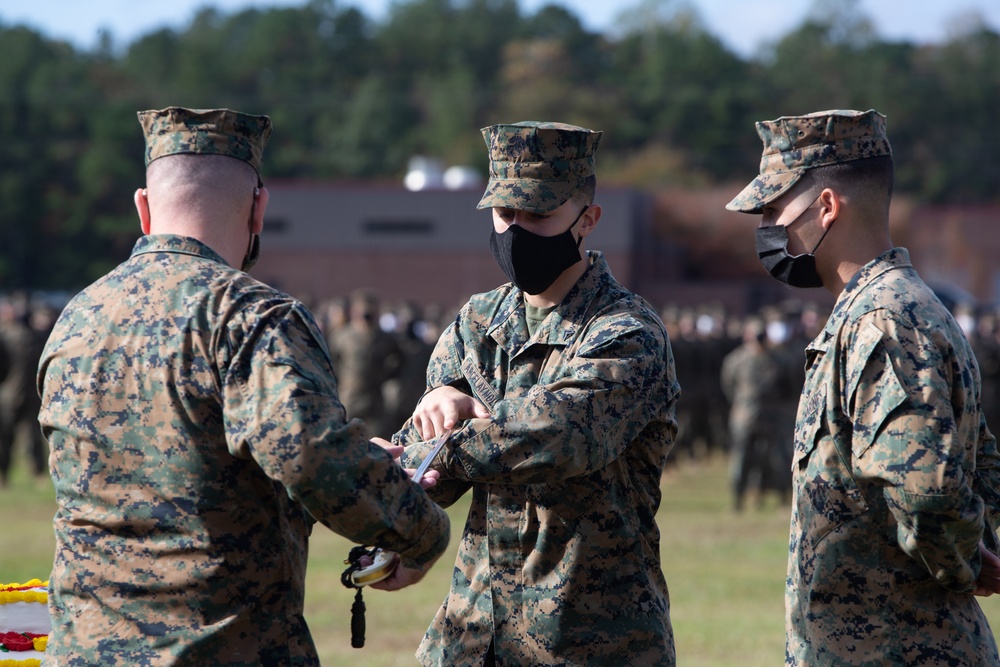 Marine Corps Combat Service Support Schools Cake Cutting Ceremony