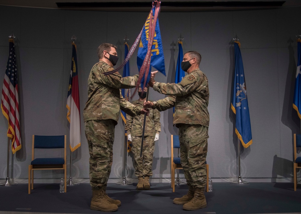 ANGRC change of command, retirement ceremony