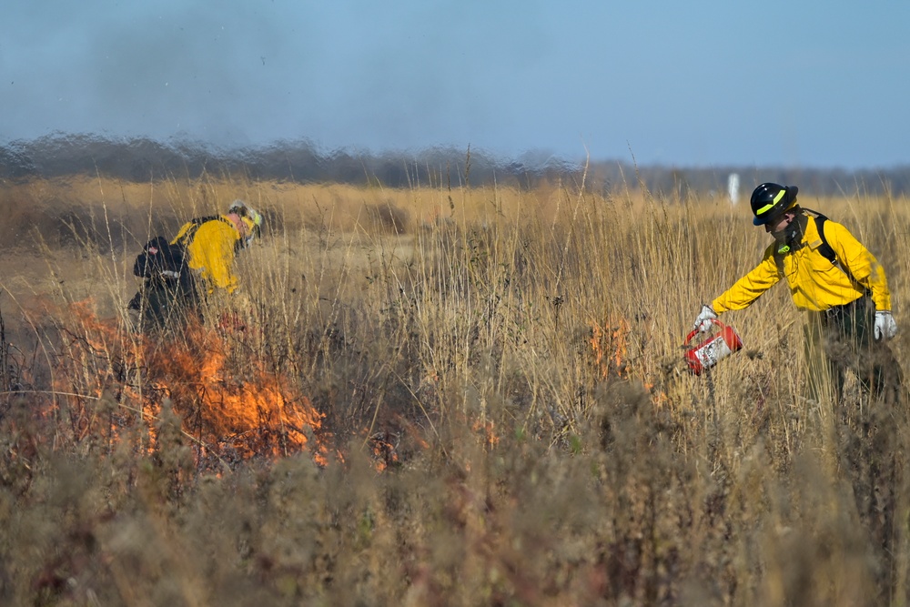 Annual Prescribed Burn Historic Huffman Prairie