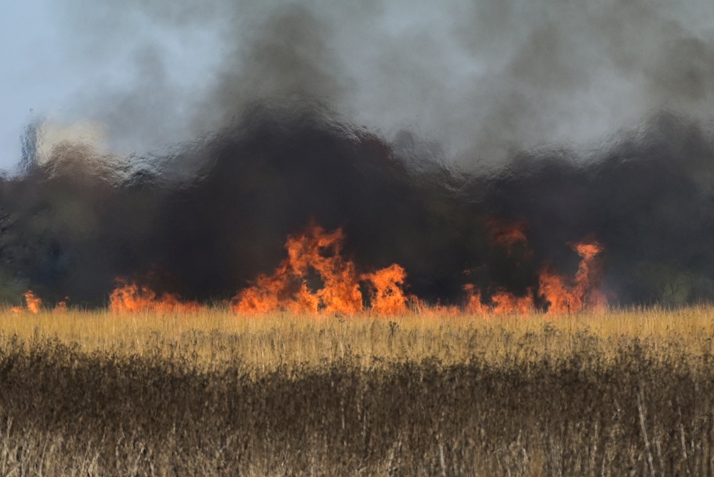 Annual Prescribed Burn Historic Huffman Prairie