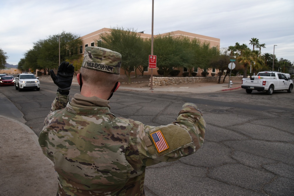 Arizona Guard hosts COVID-19 test site for AZ State employees