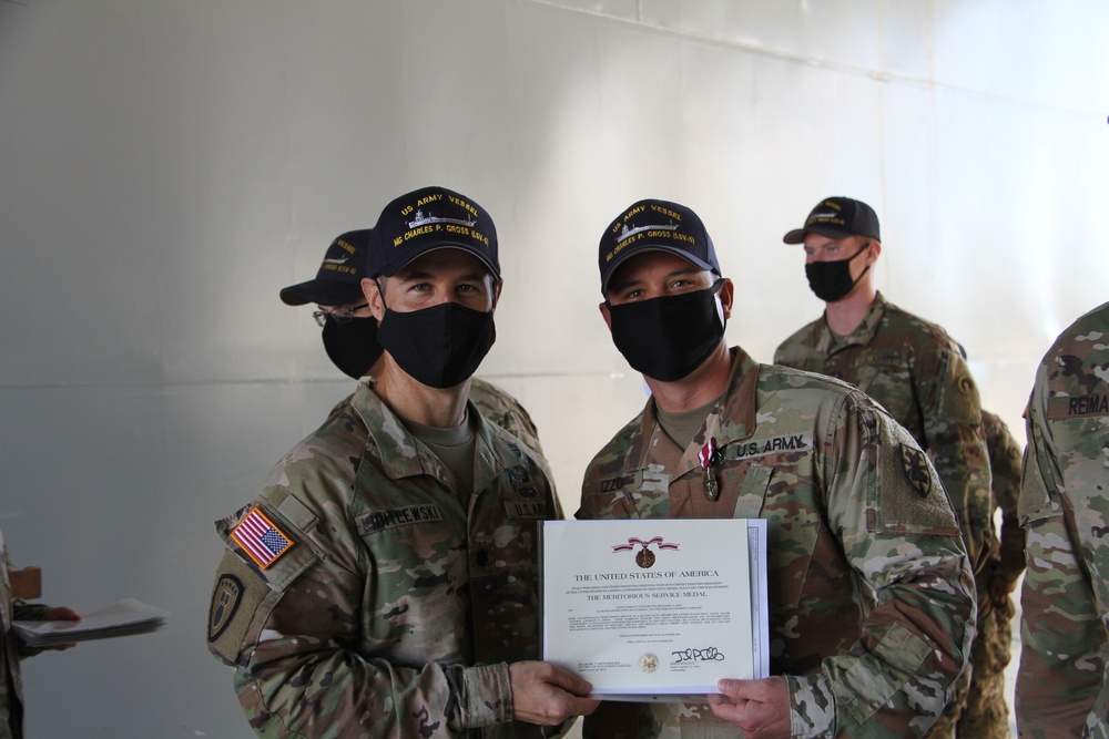 411th Transportation Detachment Awards Ceremony