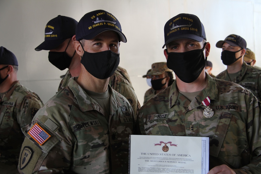 411th Transportation Detachment Awards Ceremony