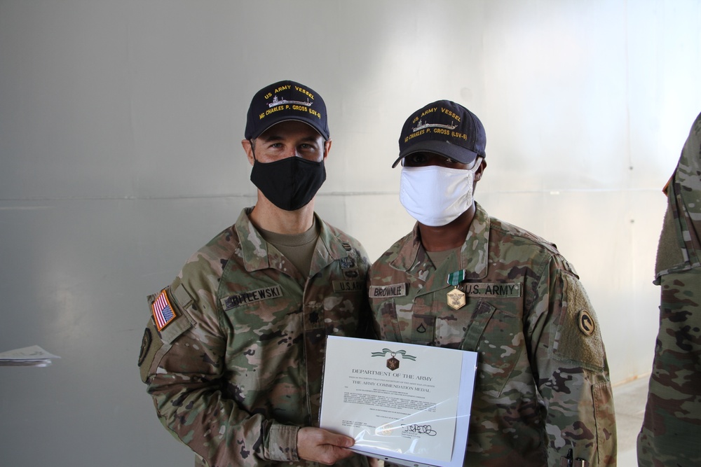 411th Transportation Detachment Awards Ceremony