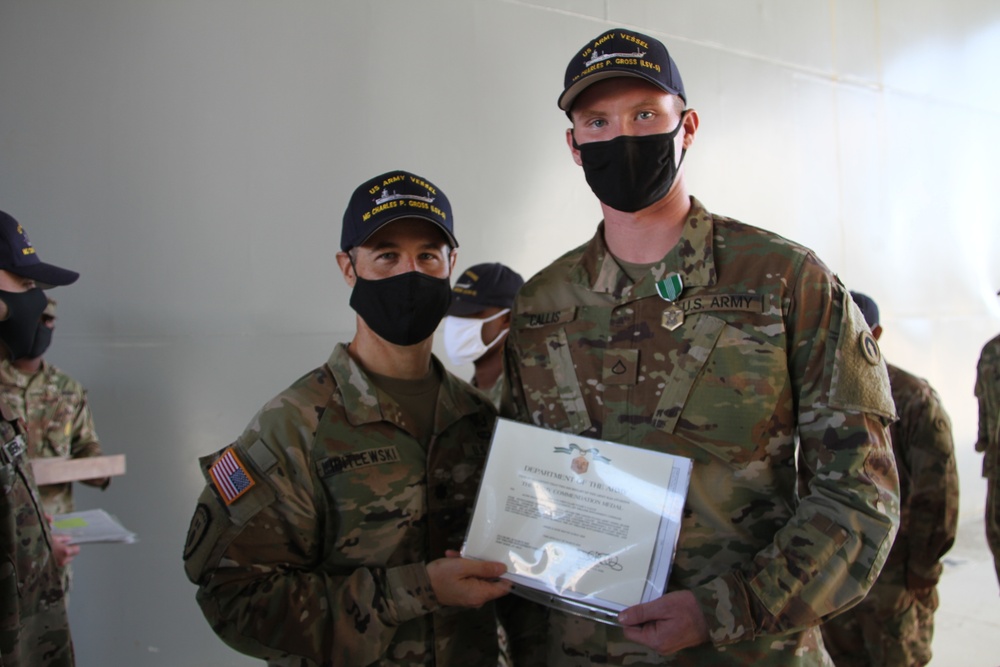 411th Transportation Detachment Awards Ceremony