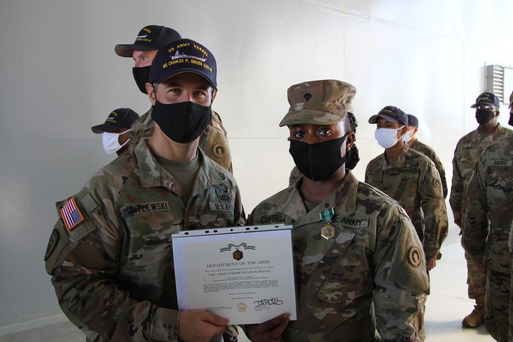 411th Transportation Detachment Awards Ceremony