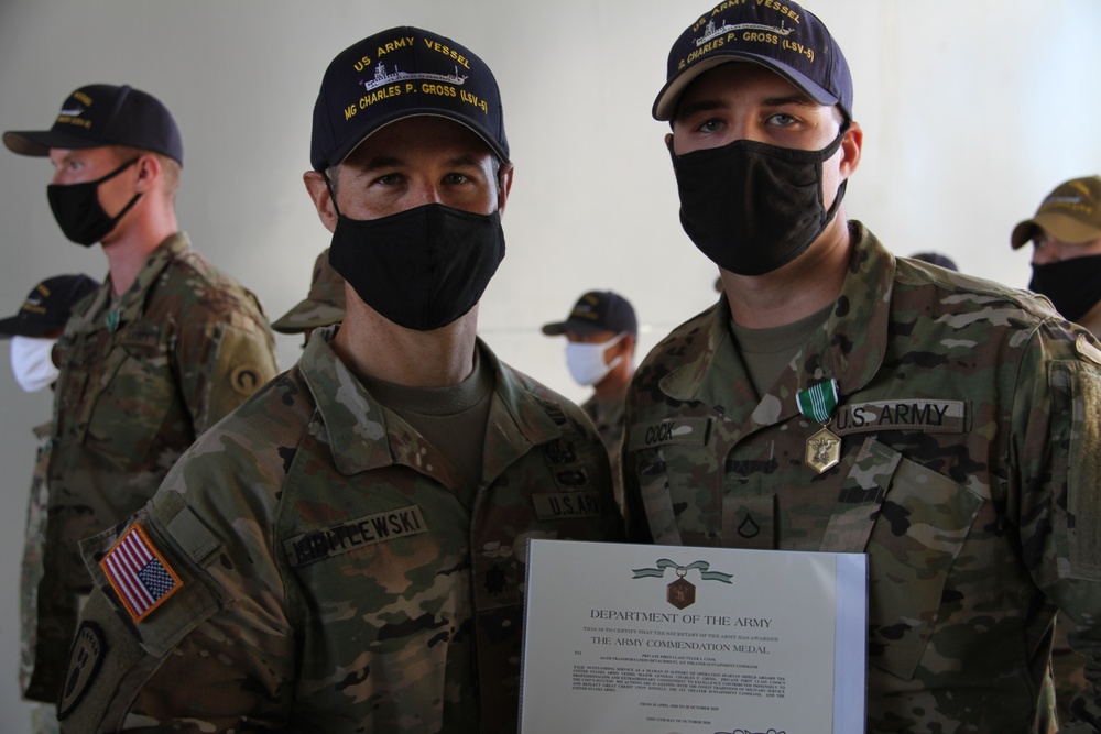 411th Transportation Detachment Awards Ceremony