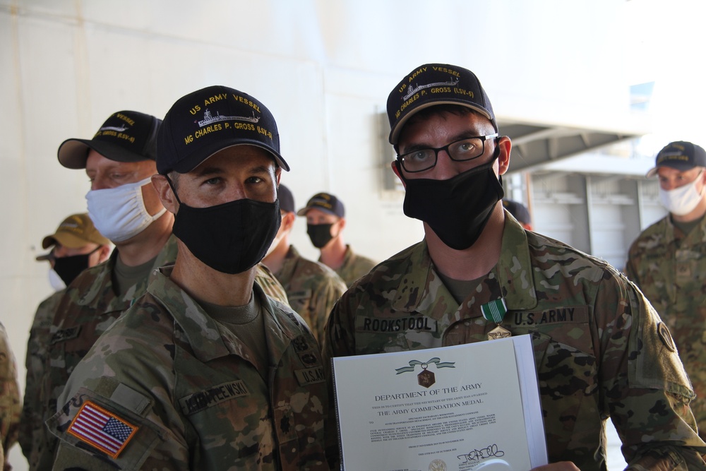 411th Transportation Detachment Awards Ceremony