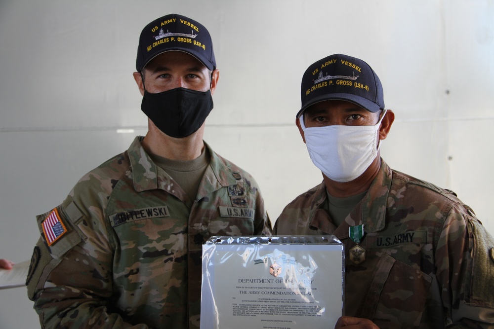 411th Transportation Detachment Awards Ceremony