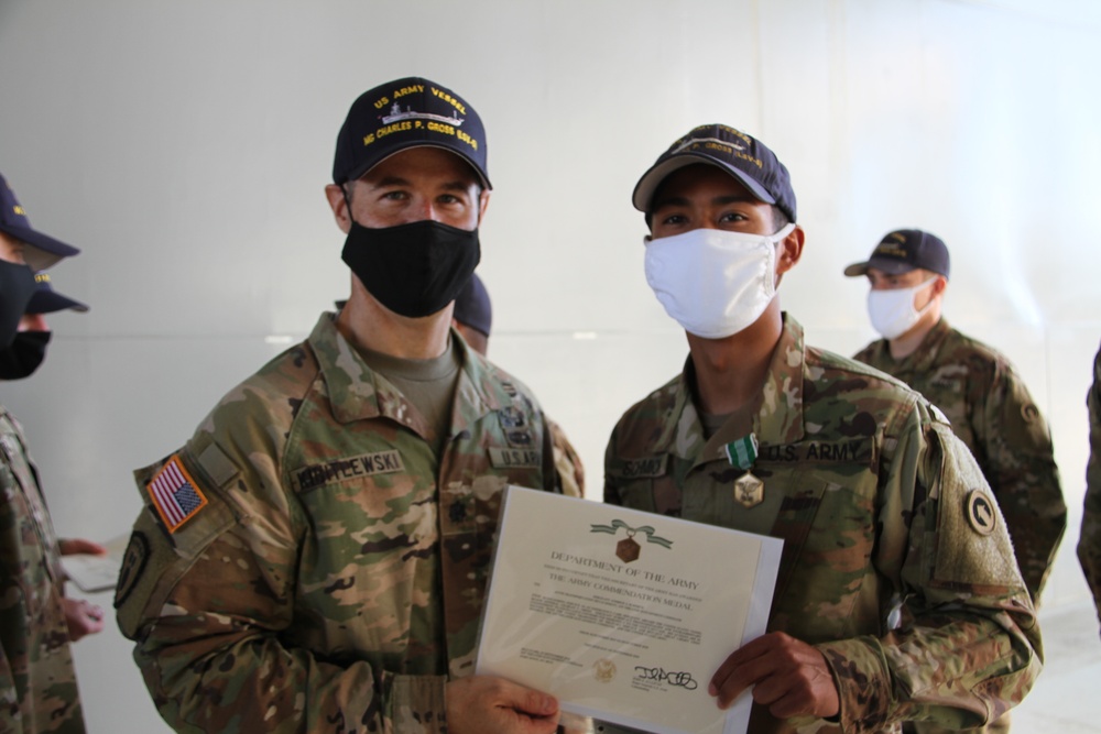 411th Transportation Detachment Awards Ceremony