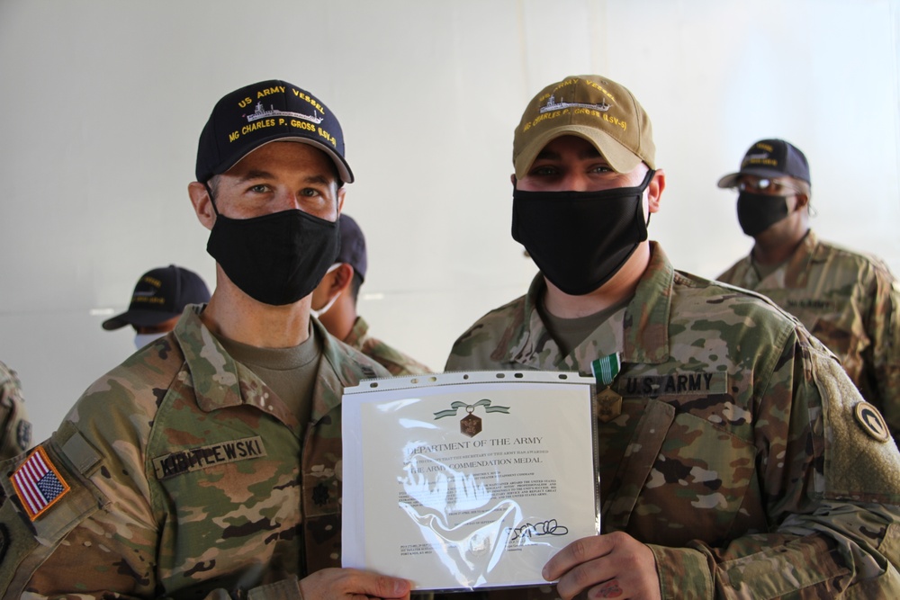 411th Transportation Detachment Awards Ceremony