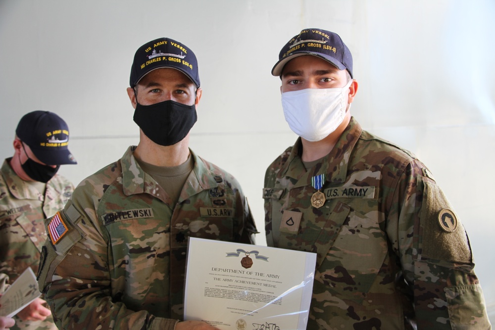 411th Transportation Detachment Awards Ceremony