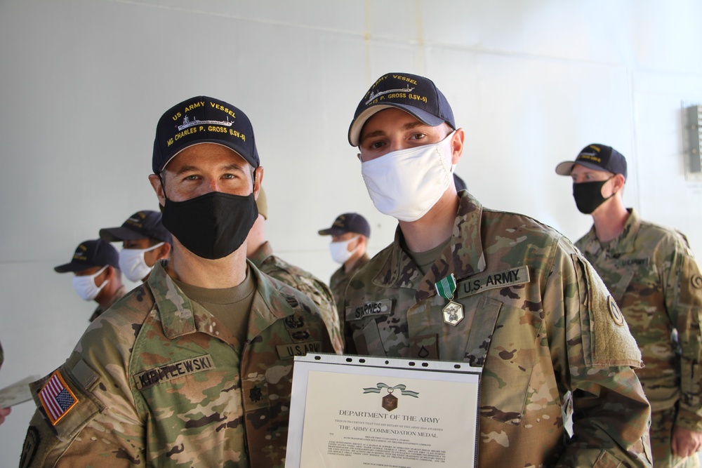 411th Transportation Detachment Awards Ceremony