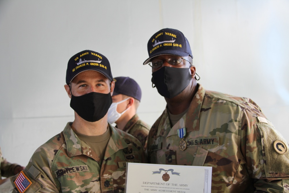 411th Transportation Detachment Awards Ceremony