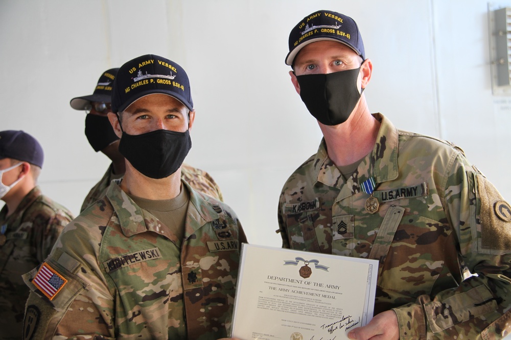 411th Transportation Detachment Awards Ceremony