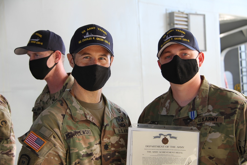 411th Transportation Detachment Awards Ceremony