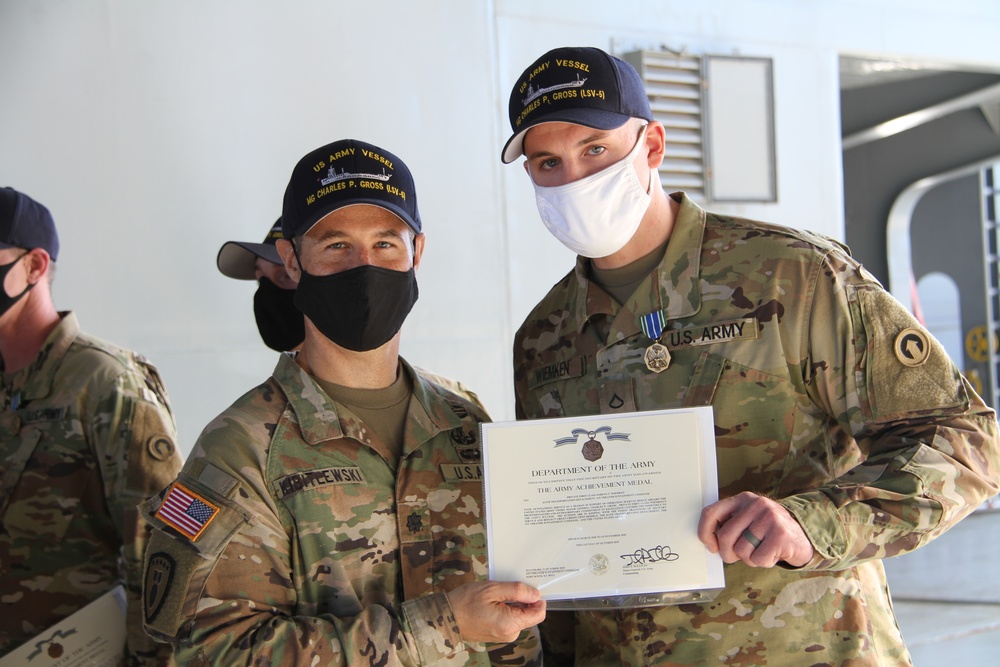411th Transportation Detachment Awards Ceremony