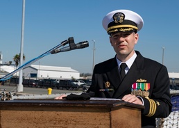 USS Paul Hamilton Holds Change of Command
