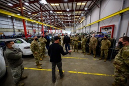 Travis Airmen visit Tesla, streamline processes in vehicle maintenance