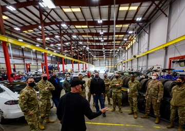 Travis Airmen visit Tesla, streamline processes in vehicle maintenance