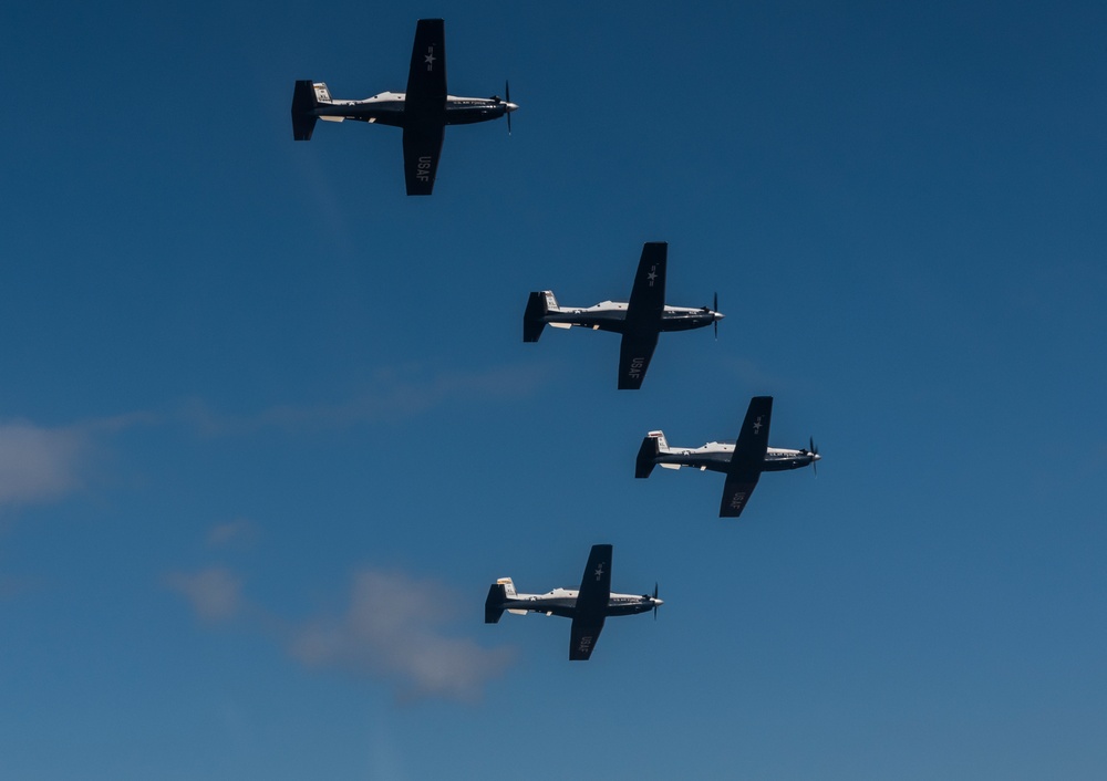 Laughlin and Del Rio Community Showcase Partnership with Veteran’s Day Flyover