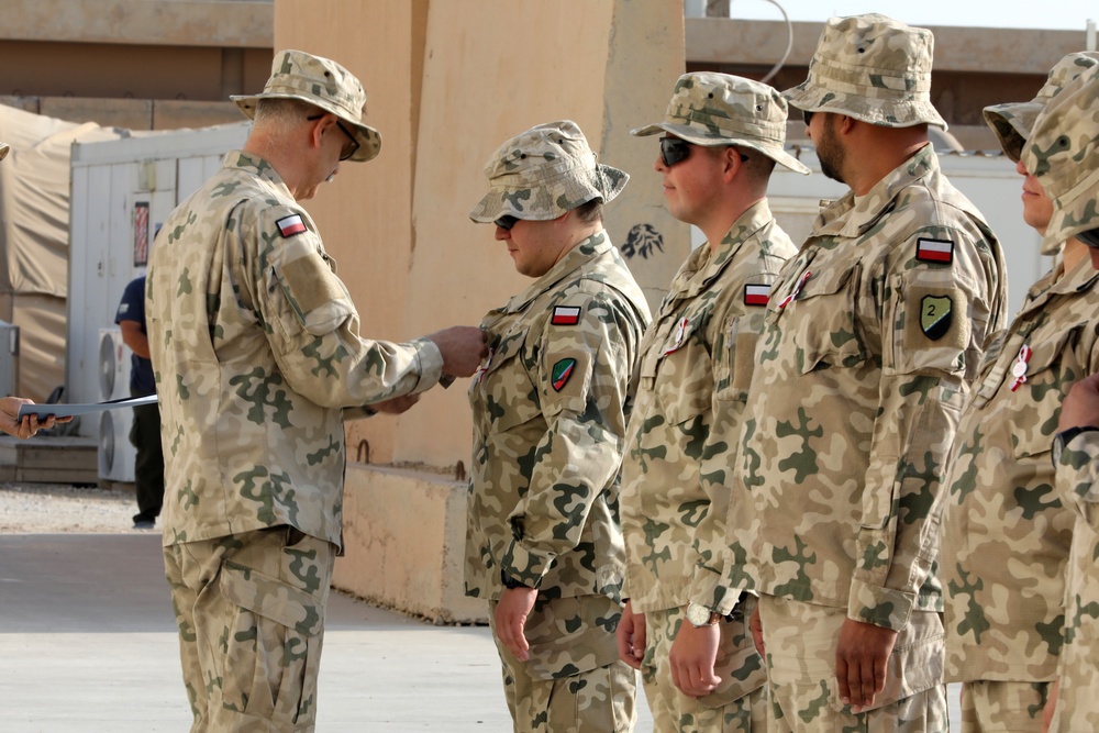 U.S. and Coalition Forces Celebrate Poland's Independence Day at AAAB