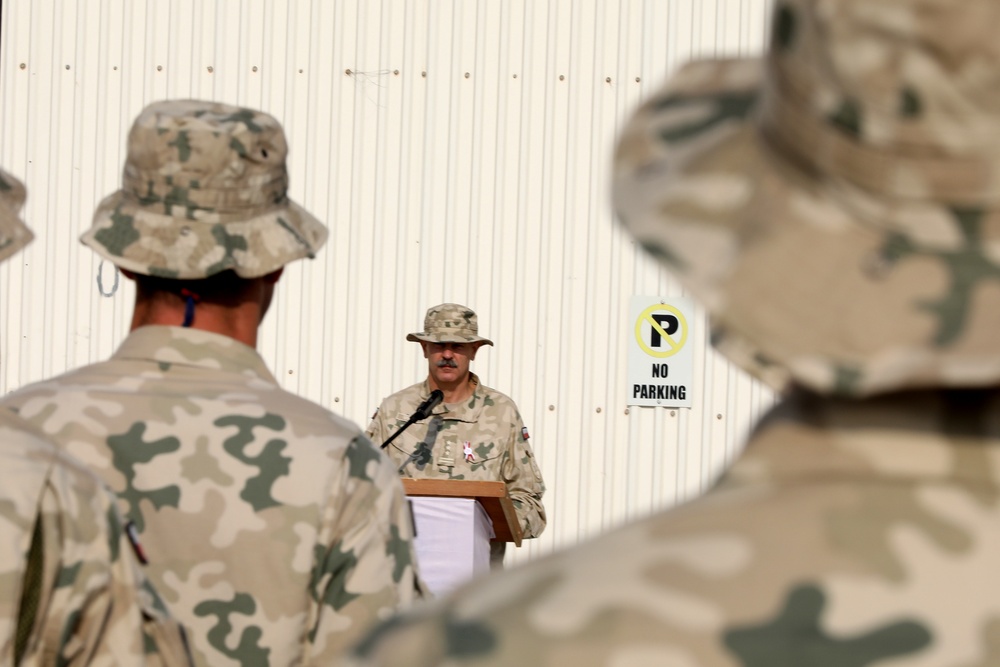 U.S. and Coalition Forces Celebrate Poland's Independence Day at AAAB
