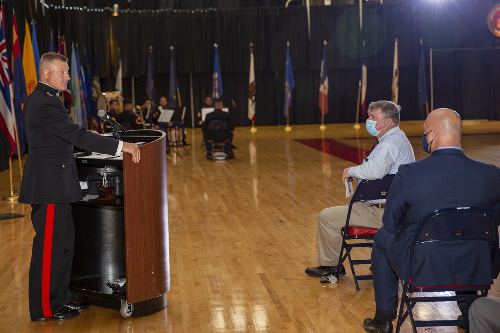 MCB Camp Lejeune Marines celebrate 245th Marine Corps birthday with cake cutting ceremony