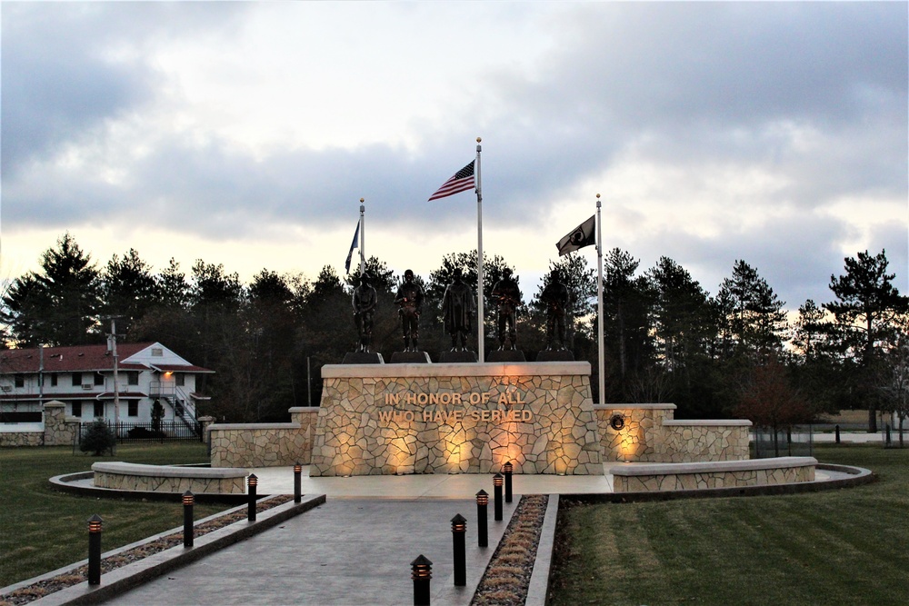 Veterans Day 2020 at Fort McCoy's Veterans Memorial Plaza