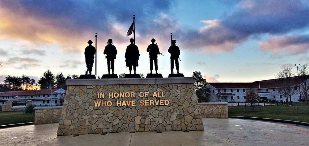 Veterans Day 2020 at Fort McCoy's Veterans Memorial Plaza